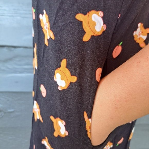 Hot Topic button down Corgi print dress size S - Picture 4 of 11